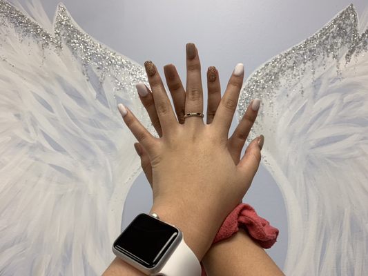 With Angel Wings Nails