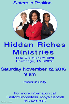 Sister's ministry 2016