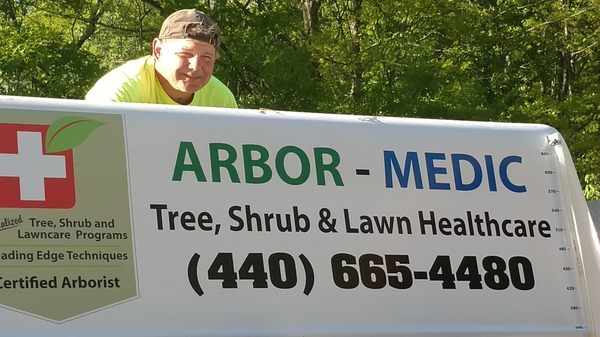 our certified arborist!