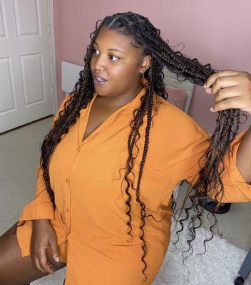 Knotless braids