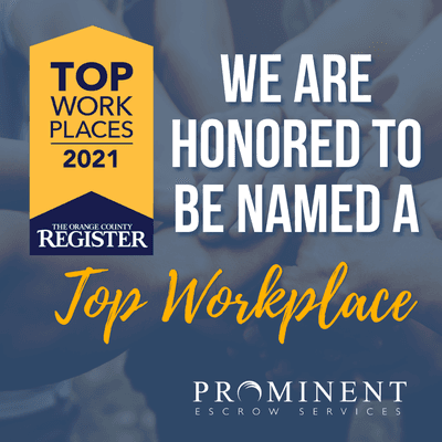 We are thrilled to announce that we have been designated a 2021 Top Workplace by The Orange County Register!