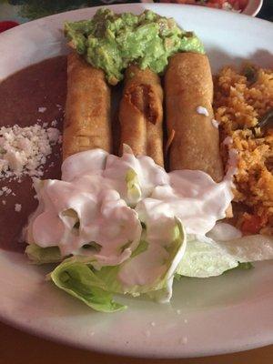 Chicken flautas