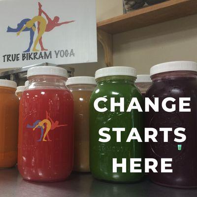 Fresh pressed juices and monthly juice cleanses