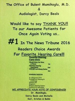 Thank You for Voting us #1