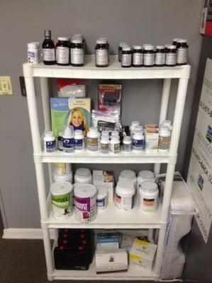 ALL NATURAL vitamins, supplements and medical supplies.