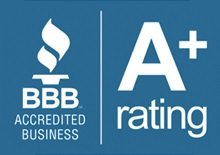 Not only are we a BBB Accredited Business, but we hold an A+ rating!