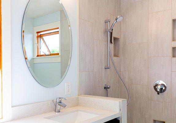 New master bathroom, Kensington, CA.