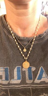 Sporting both of my Soul Supply Miraculous Medals!