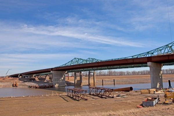 I-270, as managing partner at Kaskaskia Engineering Group, Marsia of Sequoia, managed the geotechnical design for this project