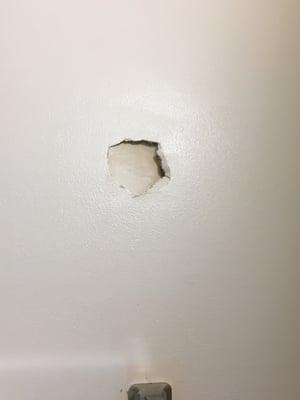 Hole in wall