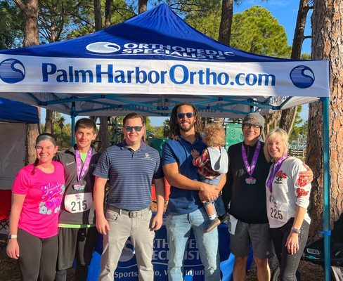 Our Palm Harbor orthopedic doctors, staff, and families are deeply involved in the community.