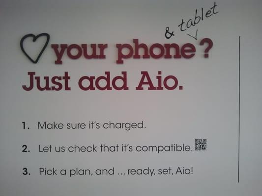 Love your phone and want to change carriers?  Bring in your phone to Aio Wireless and they'll hook you up with awesome coverage!