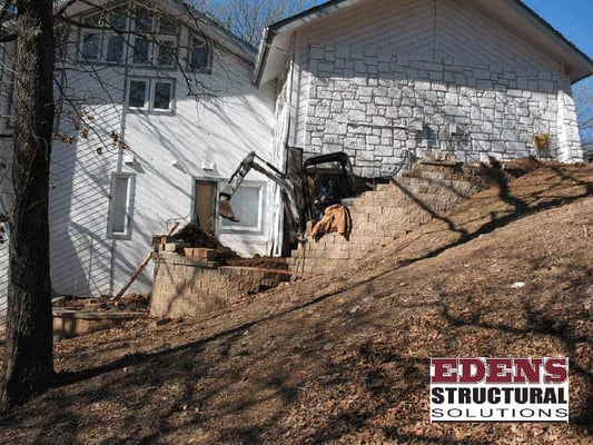 Retaining walls construction and repair in Tulsa Oklahoma