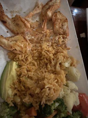 Camarones plate