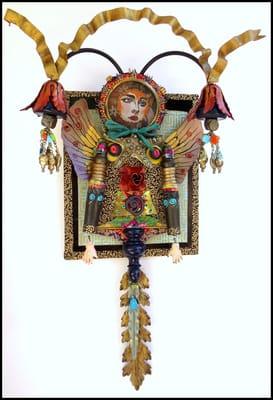 Learn to make one of these "totem" dolls by taking one of my classes. Email me at laurettacreations@gmail.com.