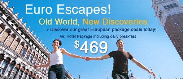 Best offers for London, Paris , Zurich, Madrid, Milan and Germany