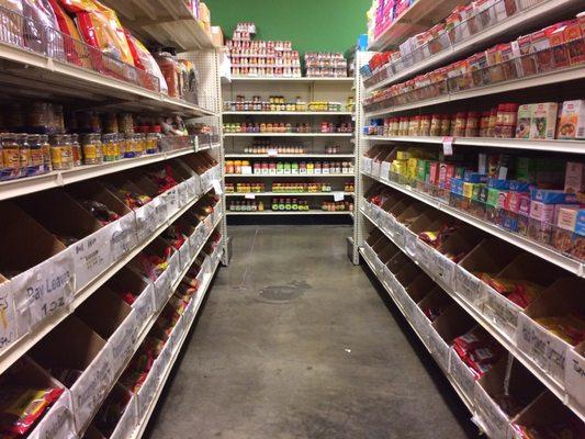 Spice aisle - wide variety.