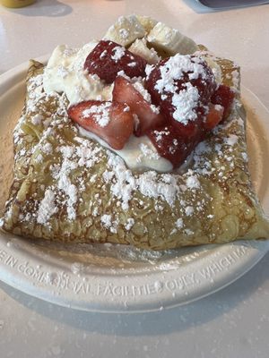 Strawberry and Banana crepe