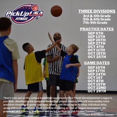 Fall Youth Developmental League