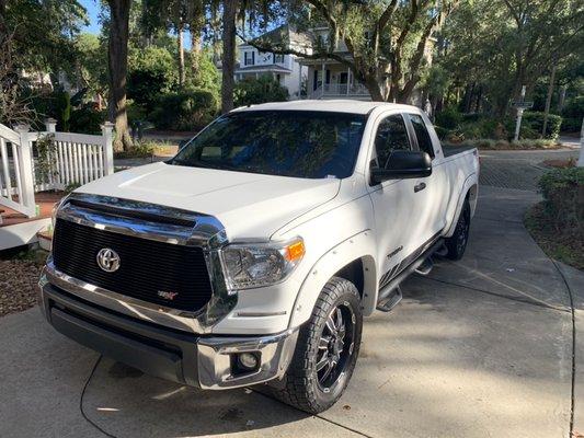 This truck was a lot of work but look at it shine now