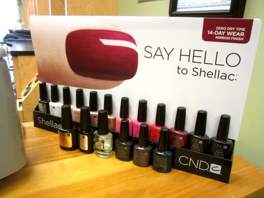 We do shellac!