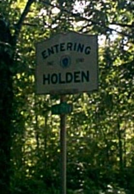 Entering Holden, MA