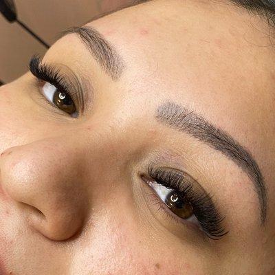 Volume lash extensions