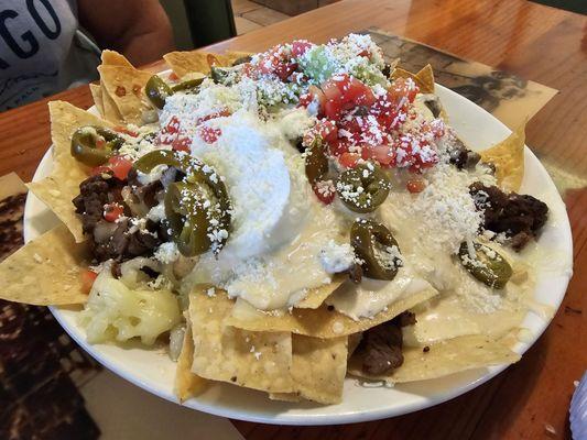 Nachos con carne