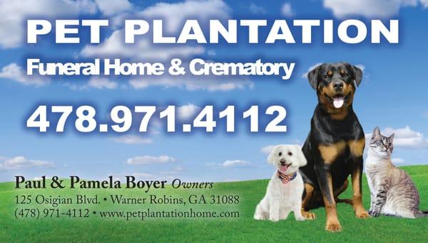 "We treat your pet with the care & respect they deserve."