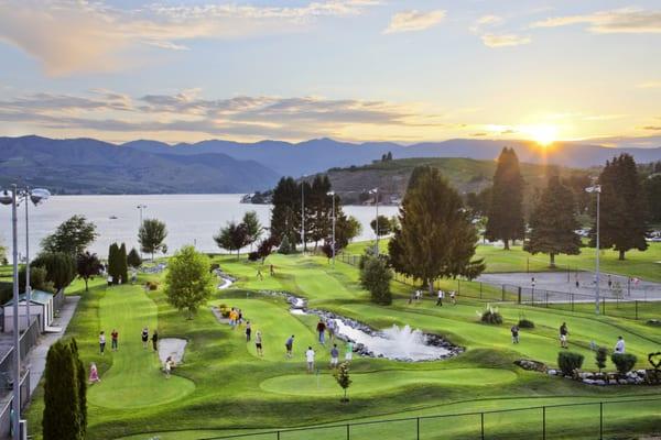 The view from the Lake House at Chelan