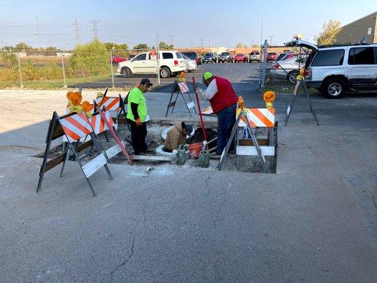 Catch Basin Drain Repair