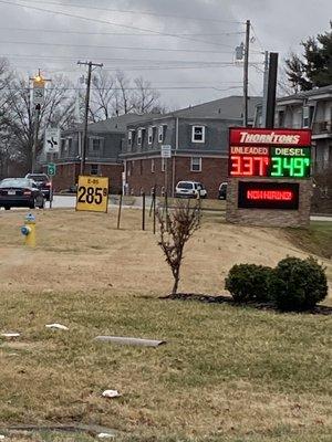 Thornton on Westport rd and goose creek false advertising of E85 fuel