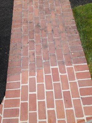 Brick sidewalks