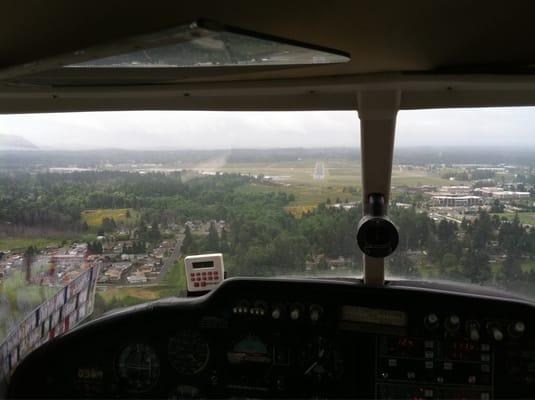 ILS approach into KOLM