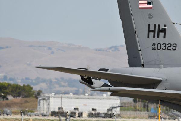 Hawaii ANG KC-135 visiting Moffett Field in California