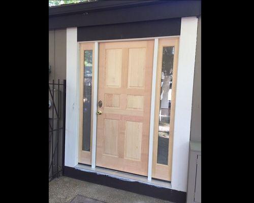 Doors installation
 Studio City Top Room Addition