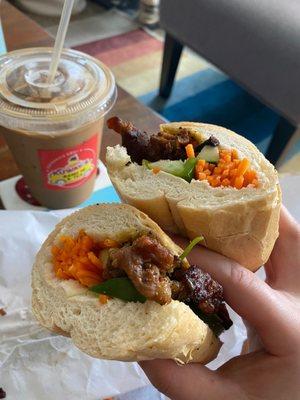 Pork Banh Mi, Vietnamese Coffee