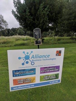 Hole sponsor for the Habitat for Humanity Golf Outing