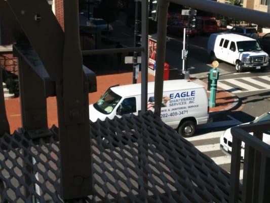 Blocking the crosswalk at 21st and P St NW near Dupont Circle