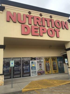 Store front of Nutrition Depot.  Located on Louetta east of Kuykendahl.  Has vitamins, etc.