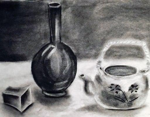 Charcoal on paper