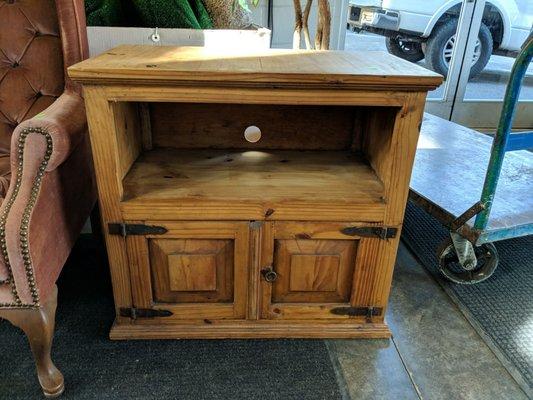 Mexican pine tv stand $30