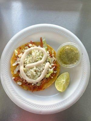 Tostadas de pollo