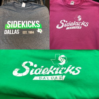 Merch for The Dallas Sidekicks