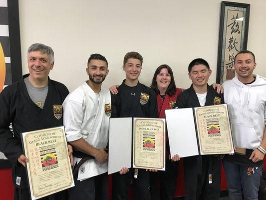 2017 Belmont's Newest Black Belts!