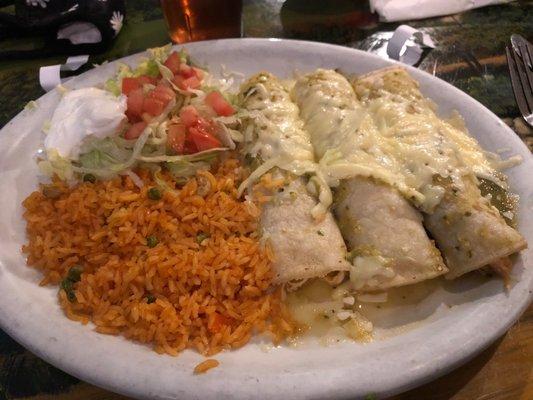 Enchiladas Verdes