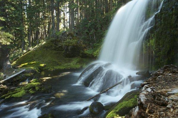 One of many waterfalls along this trail