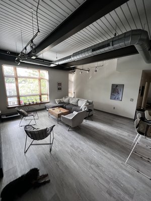 Modern condo living in Conshohocken. Upgrade your floors with Luxury Vinyl Planl (LVP).