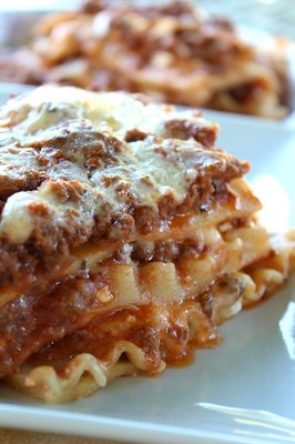 Our Italian  made from scratch Lasagna.