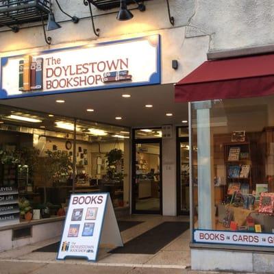 Main Street view of The Doylestown Bookshop